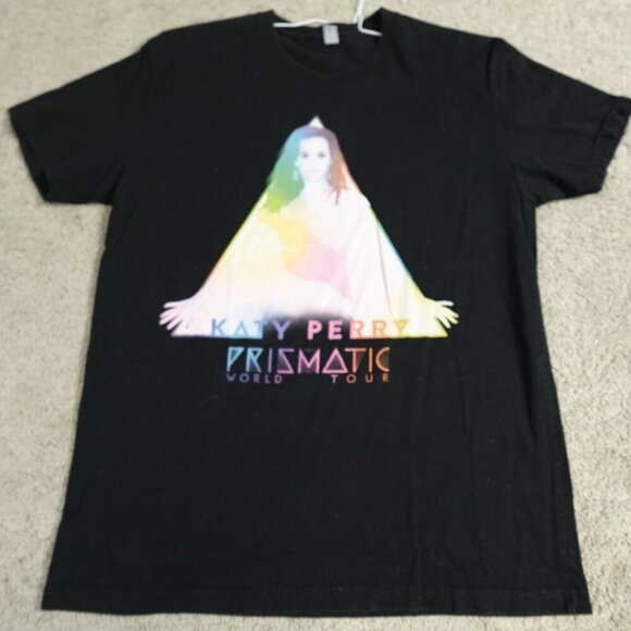 Katy Perry Shirt Medium Prismatic Tour Concert Double Sided - Picture 1 of 6